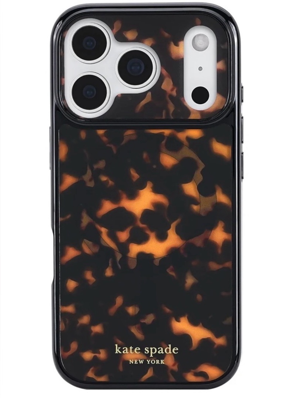 NEW Kate Spade Tortoise shell MagSafe phone case iPhone 17 pro animal print NIB